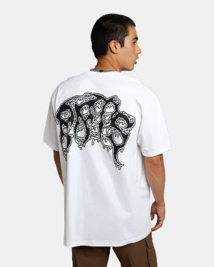 Comfort Apparel Eco Certified Fiber Rats Get Fat X Funeral French FF Car T-Shirt White