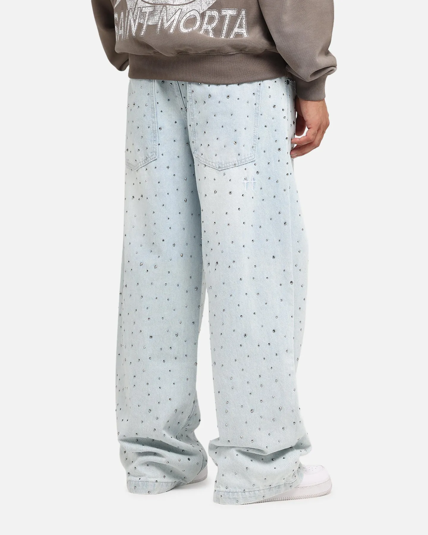 All Around Fit Saint Morta Amplus Glamourama Jeans Blue Dust