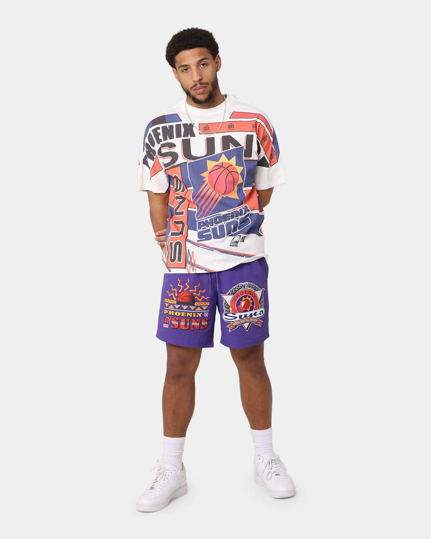 waterproof Versatile Apparel Mitchell & Ness Phoenix Suns '93 Game Over Vintage T-Shirt Vintage White