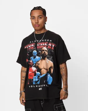 Fashion-Ready UFC By Goat Crew Alexander The Great Vintage T-Shirt Black Wash