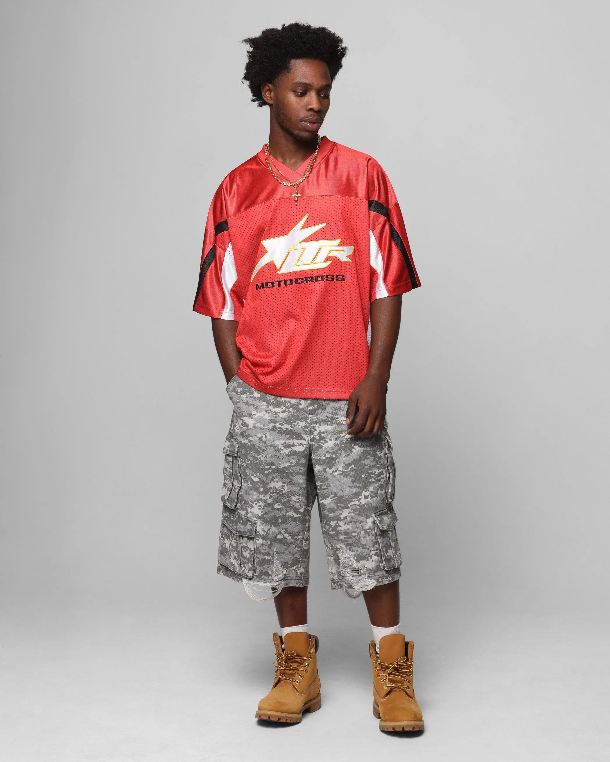 Loiter Collateral Cargo Shorts Snow Camo Moisture Wicking Fabric