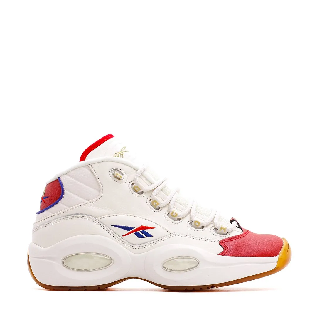 Clutch Play Reebok Classics Basketball Men Question Mid Allen Iverson White Red Blue GZ7099