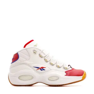 Clutch Play Reebok Classics Basketball Men Question Mid Allen Iverson White Red Blue GZ7099