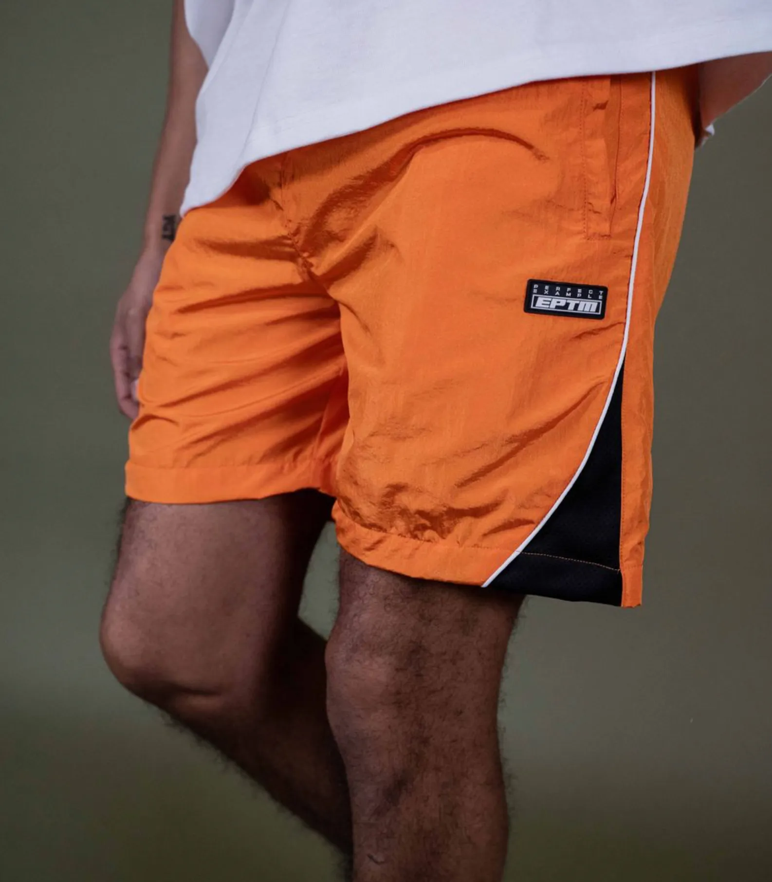 EPTM DERBY SHORTS (Orange) Active Fit AntiSlip Grip