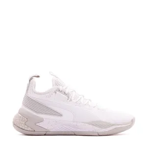 Quick Drying All Fit Design Puma Basketball Uproar Hybrid Court White Men 192775-10