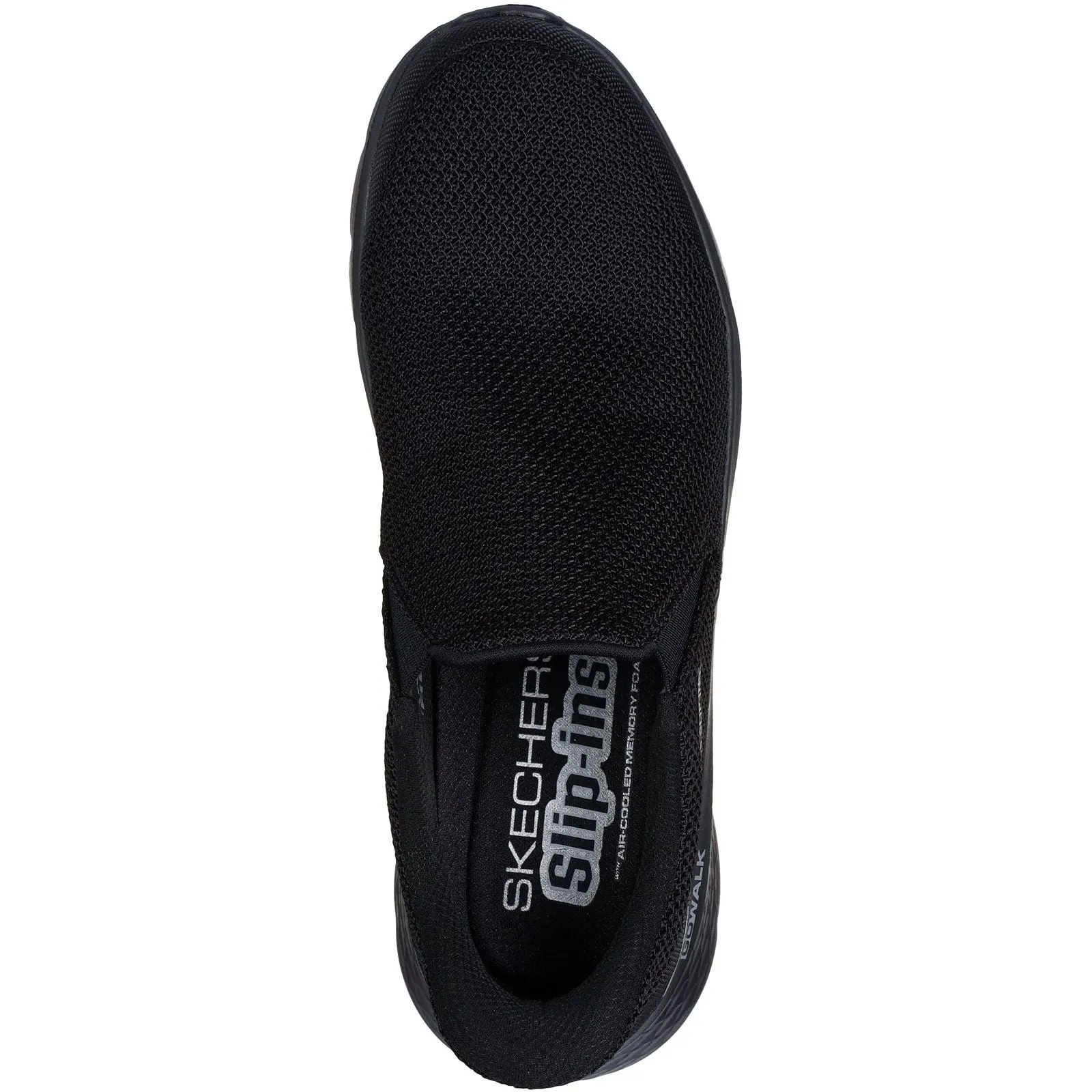 Skechers Mens GO WALK Flex Ojai Shoe Black Grip Strong Sail Vibe
