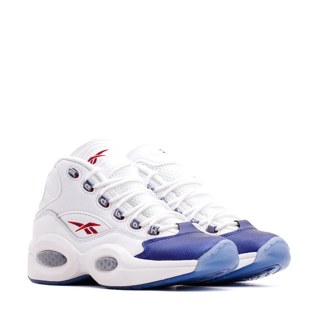 Comfortable toe box Reebok Classics Basketball Men Question Mid Allen Iverson Blue Toe GX0227