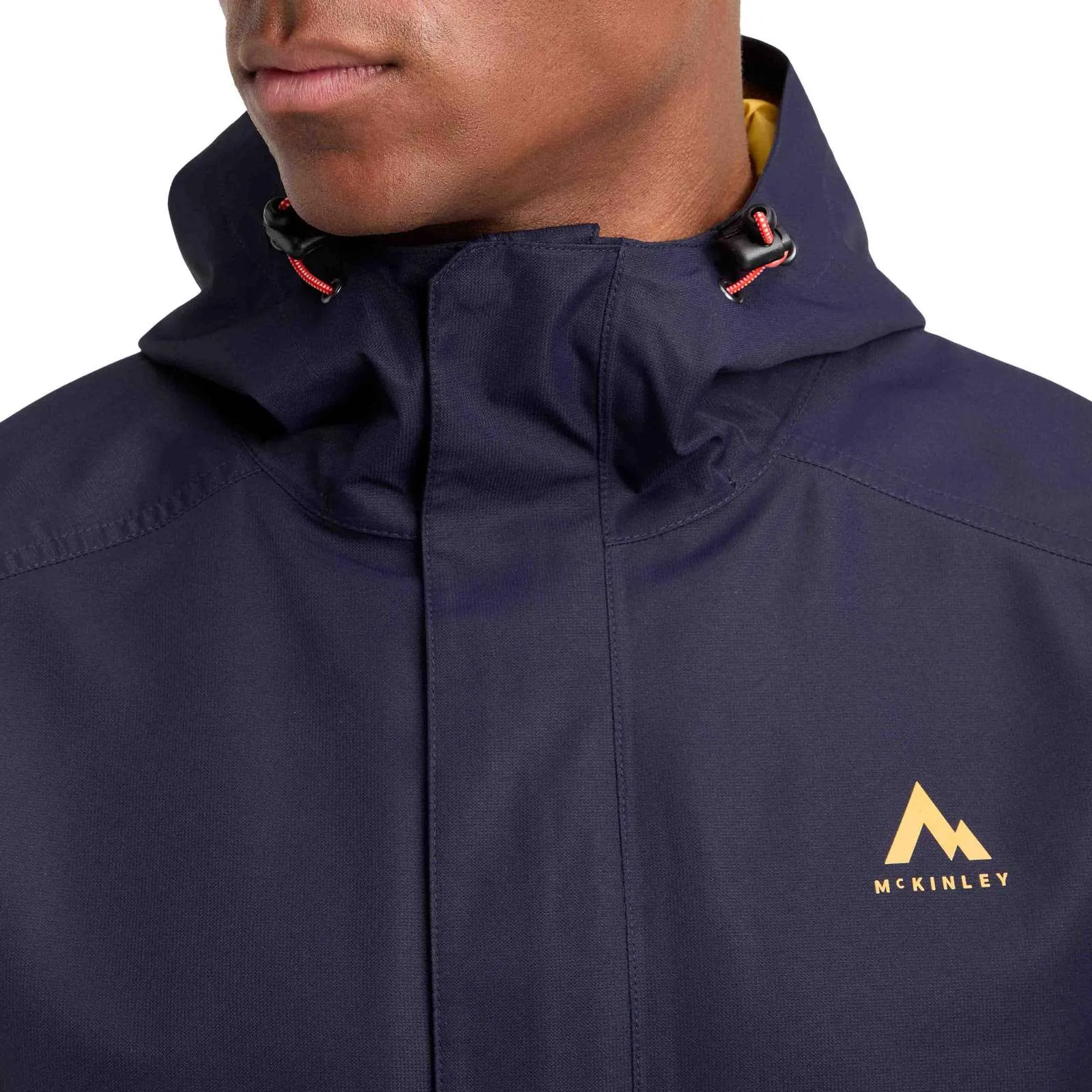 Front Pockets McKinley Terang III Mens Full-Zip Shell Jacket