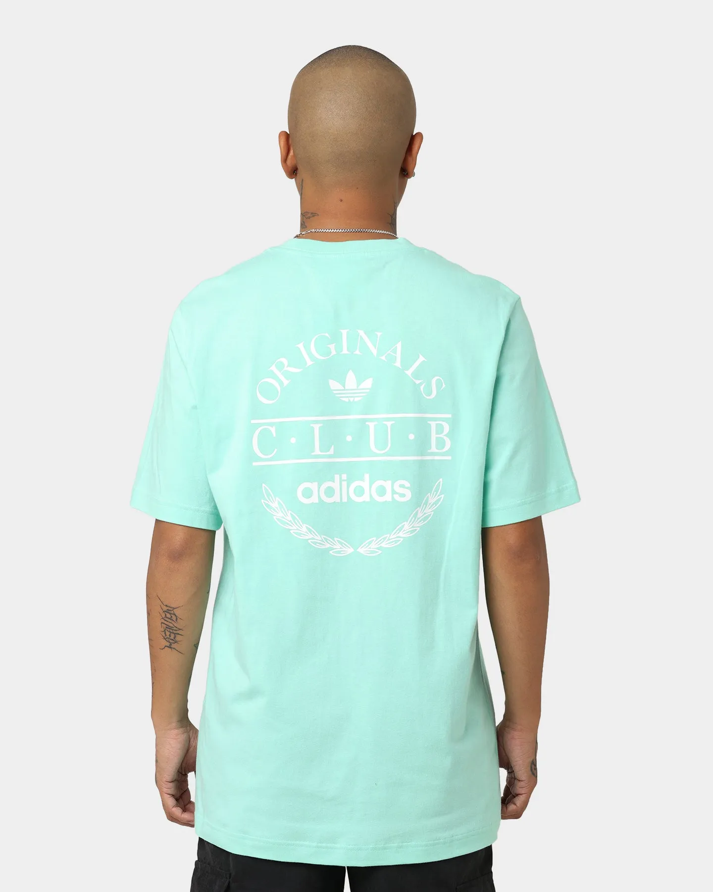 funky Odor Control Finish Adidas Club Logo T-Shirt Easy Green