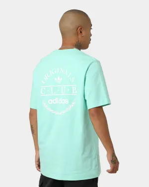 Adidas Club Logo T-Shirt Easy Green Cold Wash Optimized Eco Friendly Dye