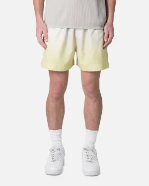 MNML Ombre Summer Shorts Light Yellow clubbing attire Breathable Flex