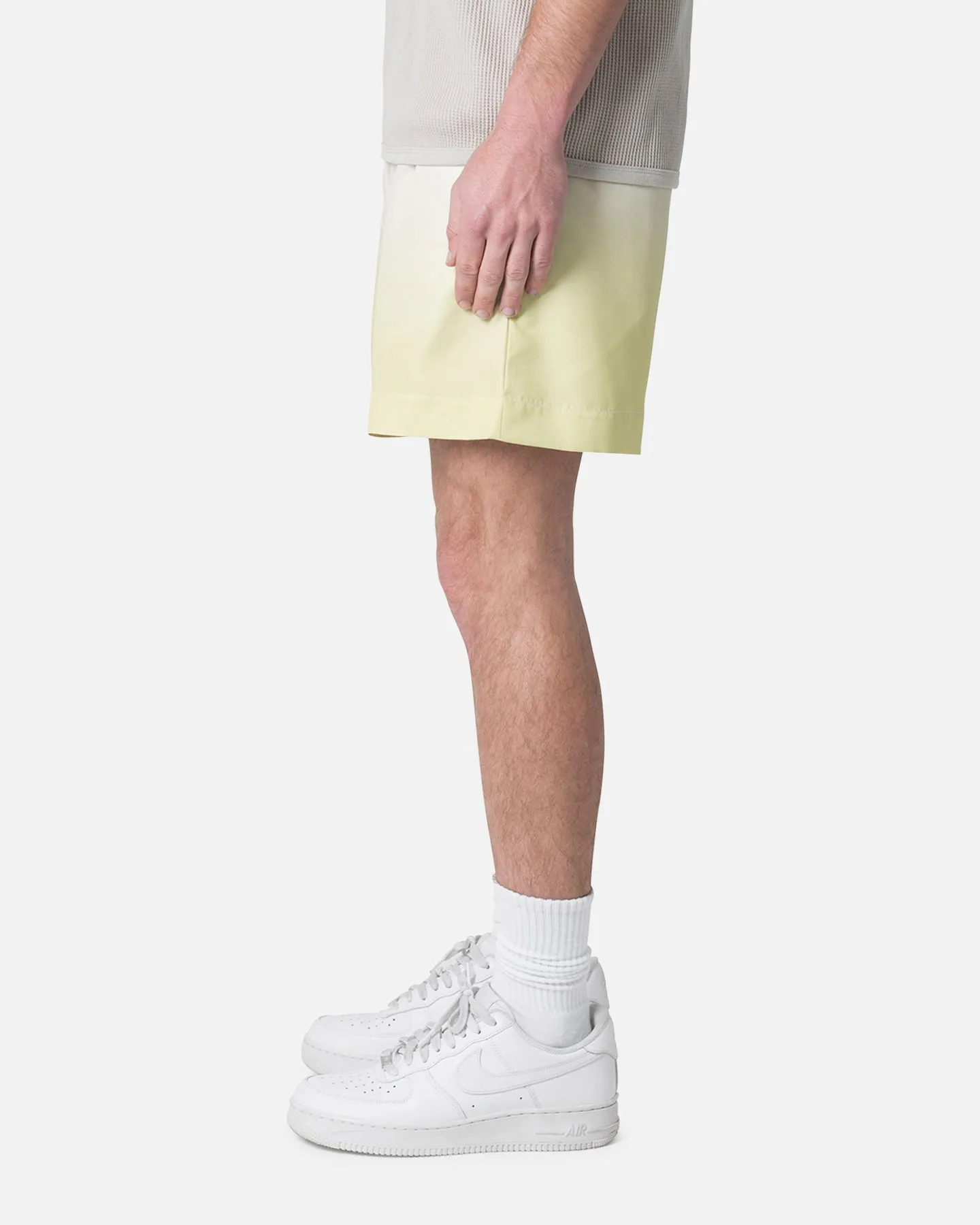 MNML Ombre Summer Shorts Light Yellow Loose Fit hiking clothes