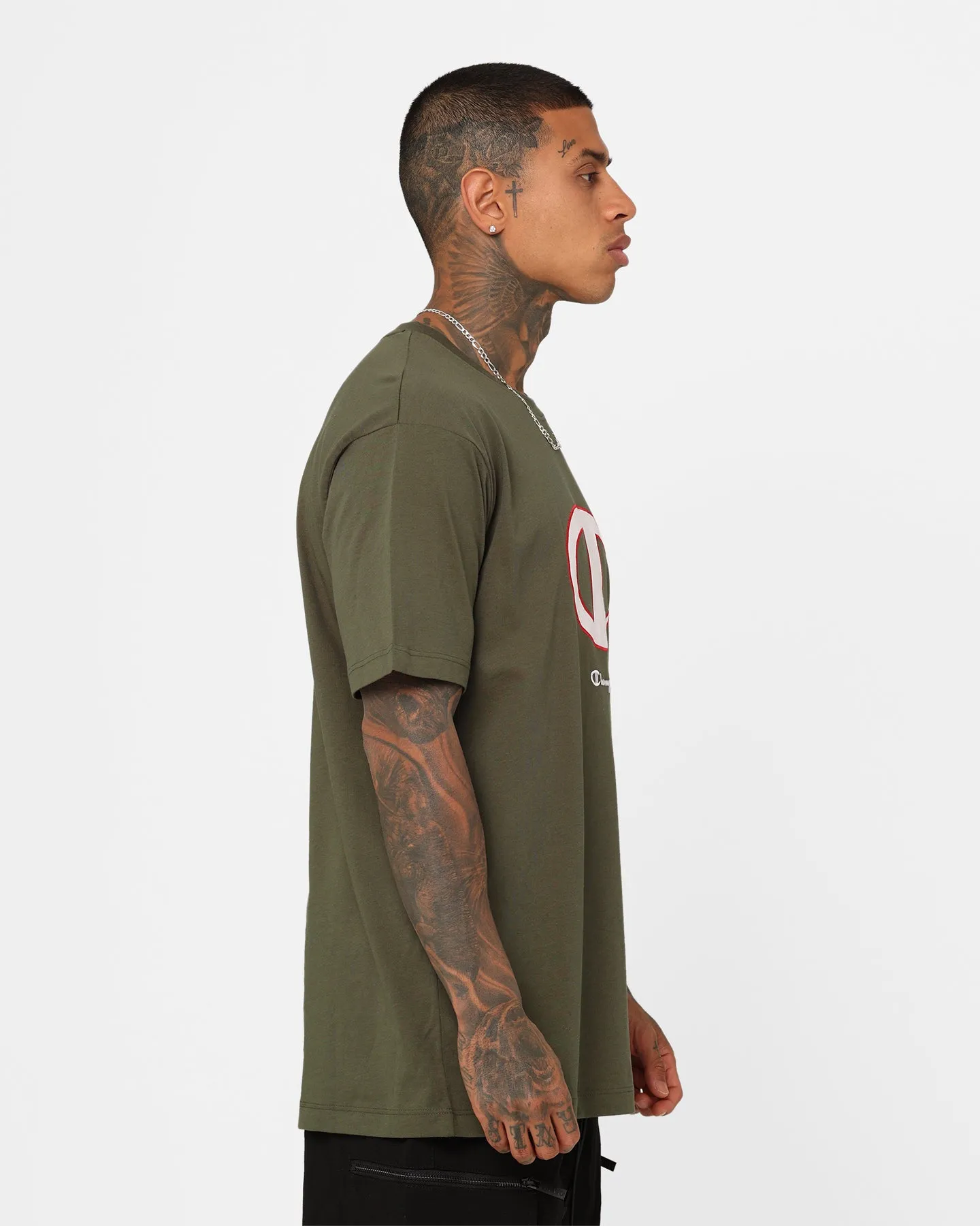 Light Style Skinny Fit Champion Rochester Graphic T-Shirt Tourmaline Green