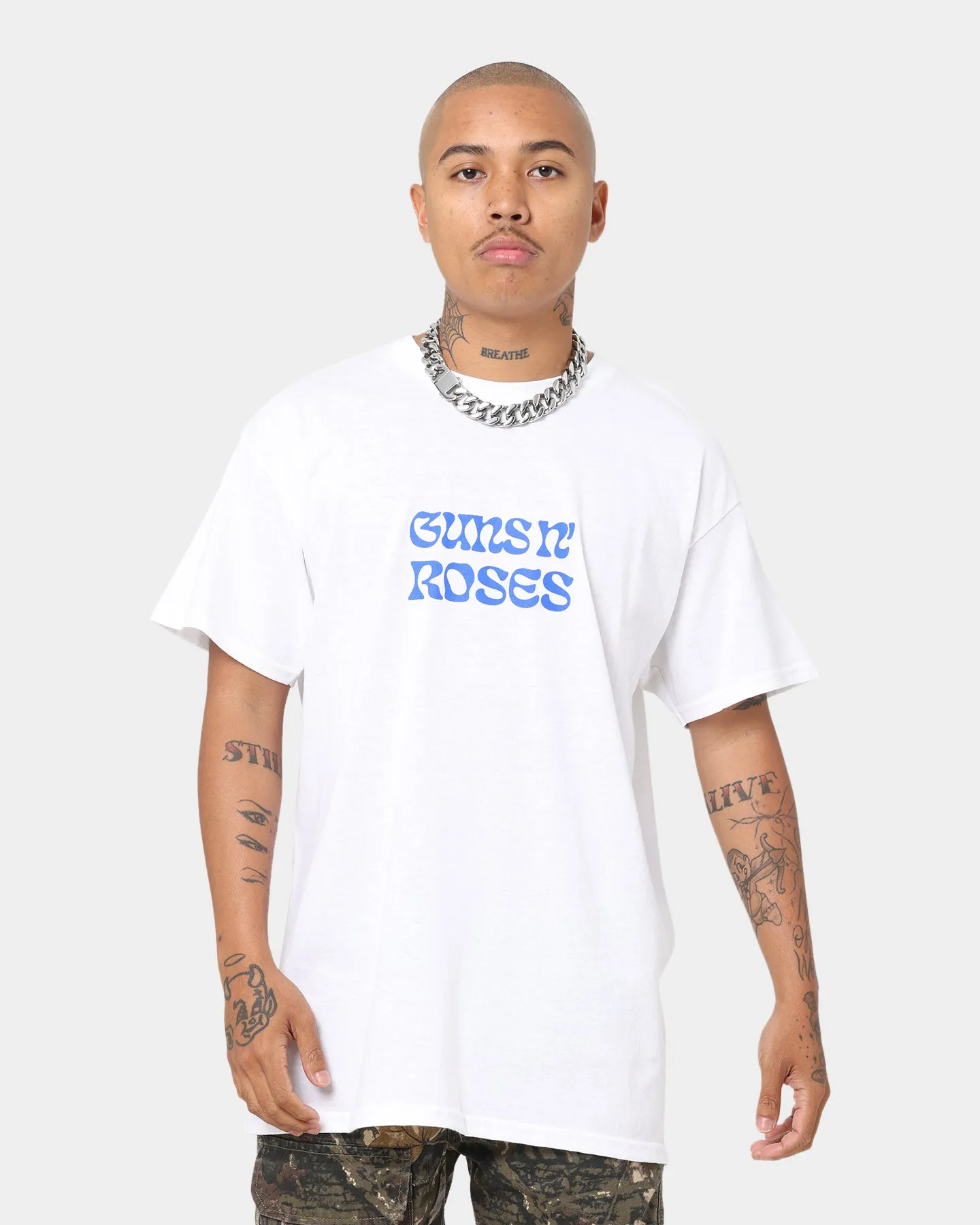 Chic Wear Guns n Roses Appetite Ticket T-Shirt White