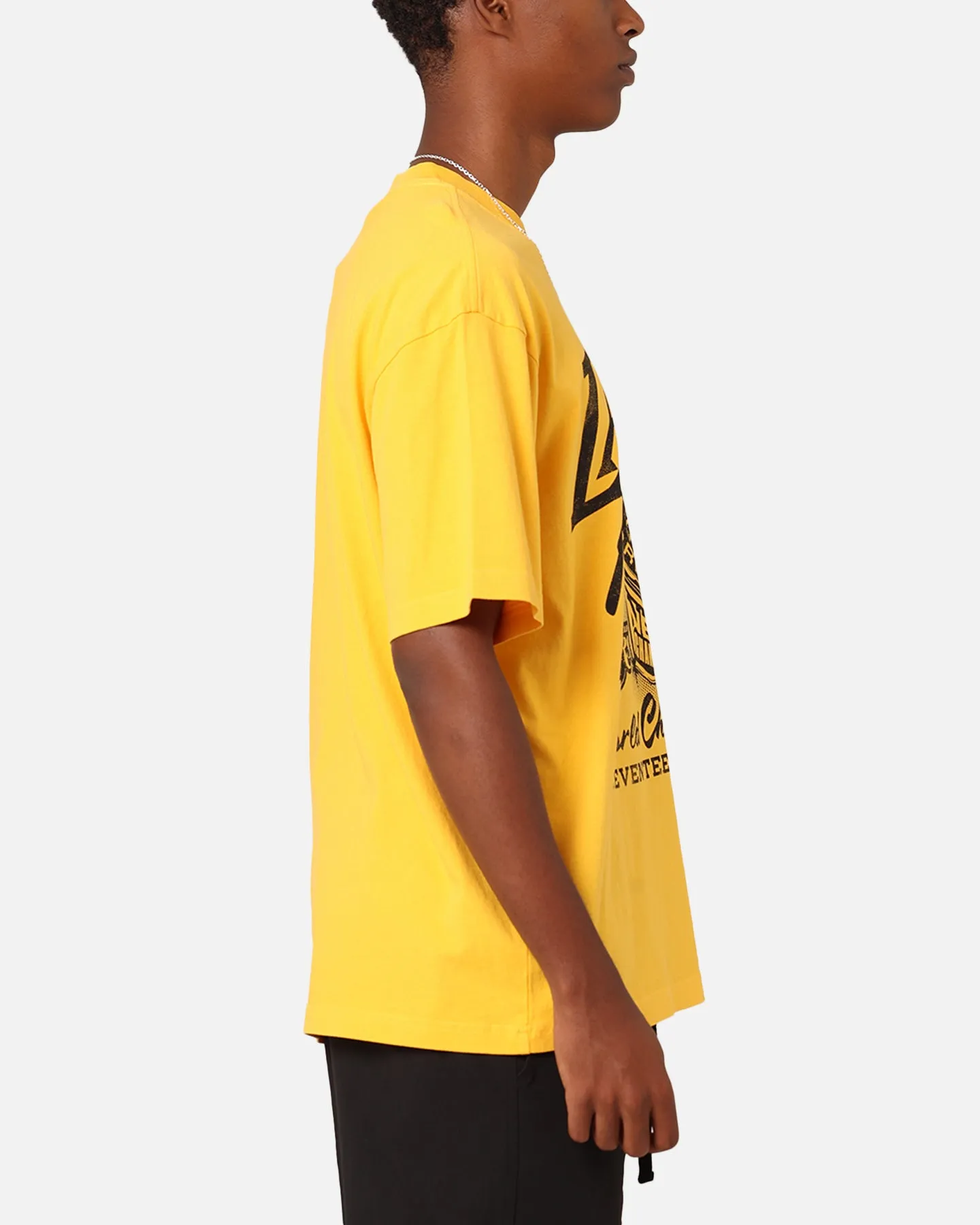 athletic style Breathable and Comfortable Mitchell & Ness Los Angeles Lakers Rings T-Shirt Ochre