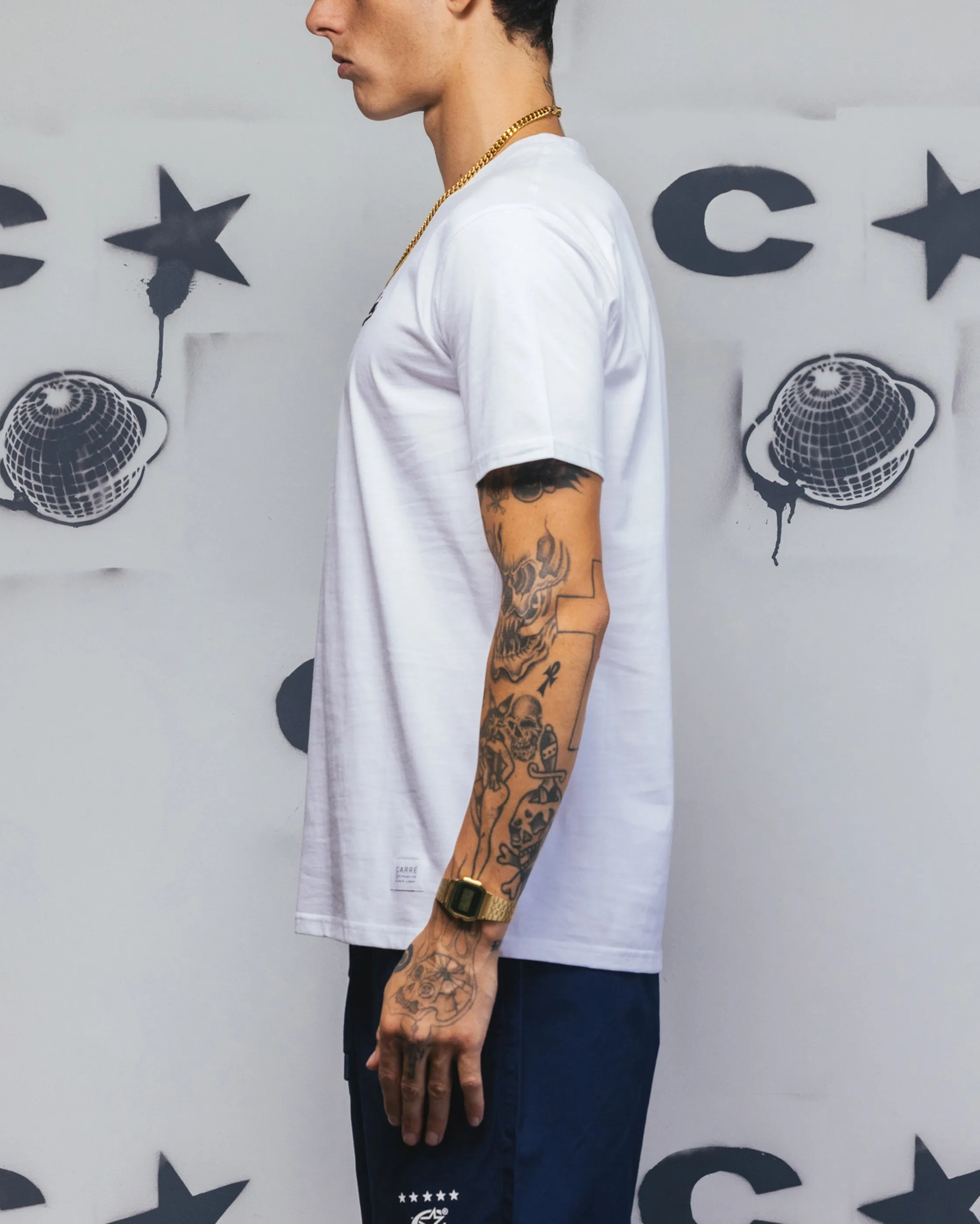 Active Comfort fade resistant color Carr?? Simplicit?? Classic Short Sleeve T-Shirt White