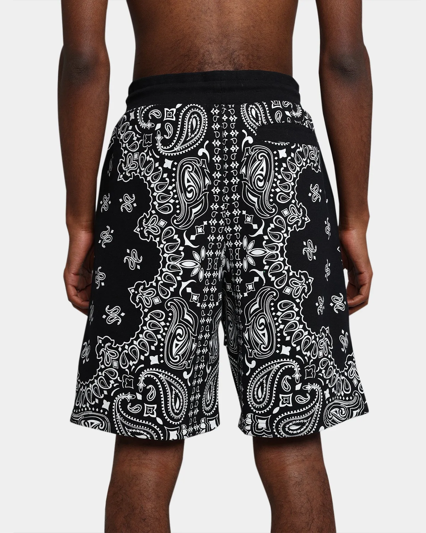 Crooks & Castles Bandana Core Shorts Black Soft Waist
