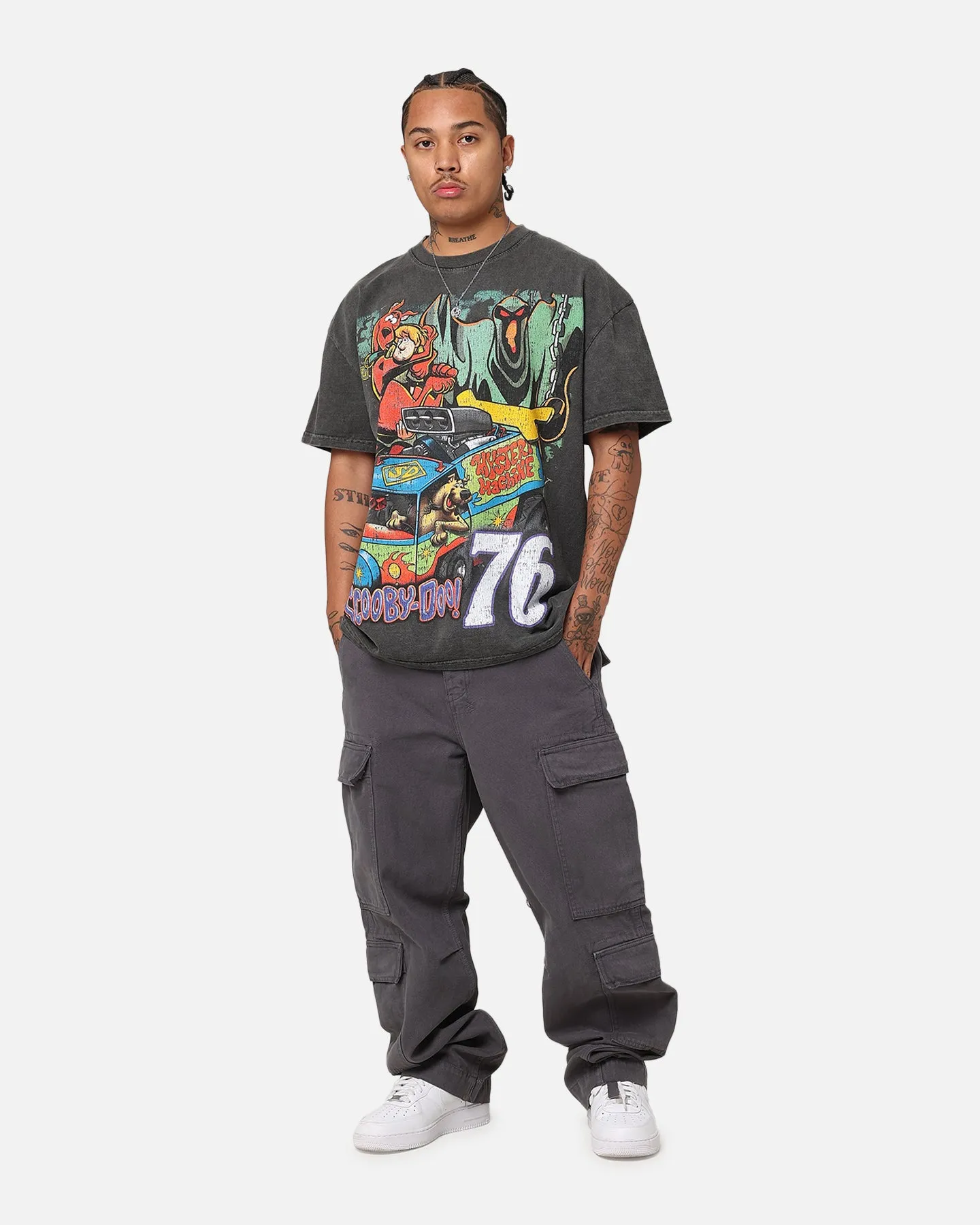 Holiday Wear Easy Wear Option Goat Crew X Scooby-Doo Scooby-Doo Jumbo Heavyweight Vintage T-Shirt Black Wash