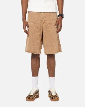 XXIII Diamond Buckle Back Jorts Vintage Sand Comfortable Stretch