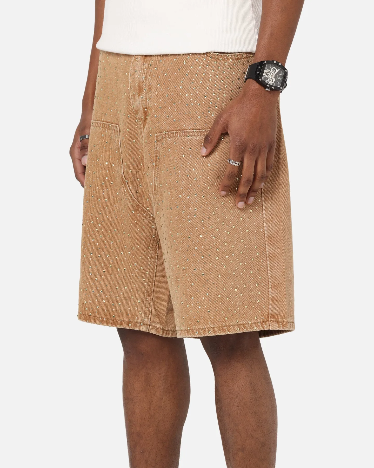 camisole Body Motion XXIII Diamond Buckle Back Jorts Vintage Sand
