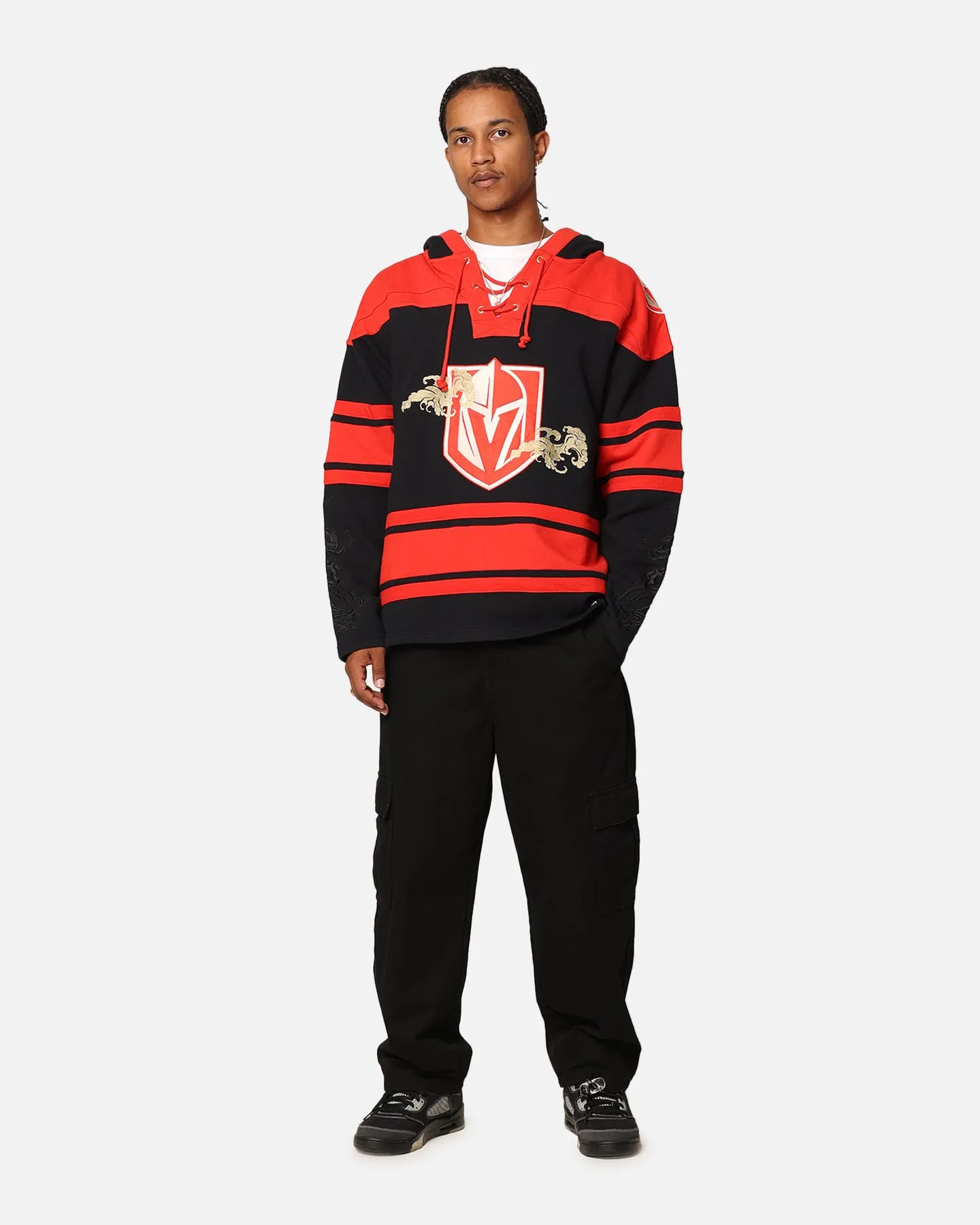 light colors Functional Design 47 Brand Vegas Golden Knights 'Year Of The Dragon' Lacer Hoodie Jet Black