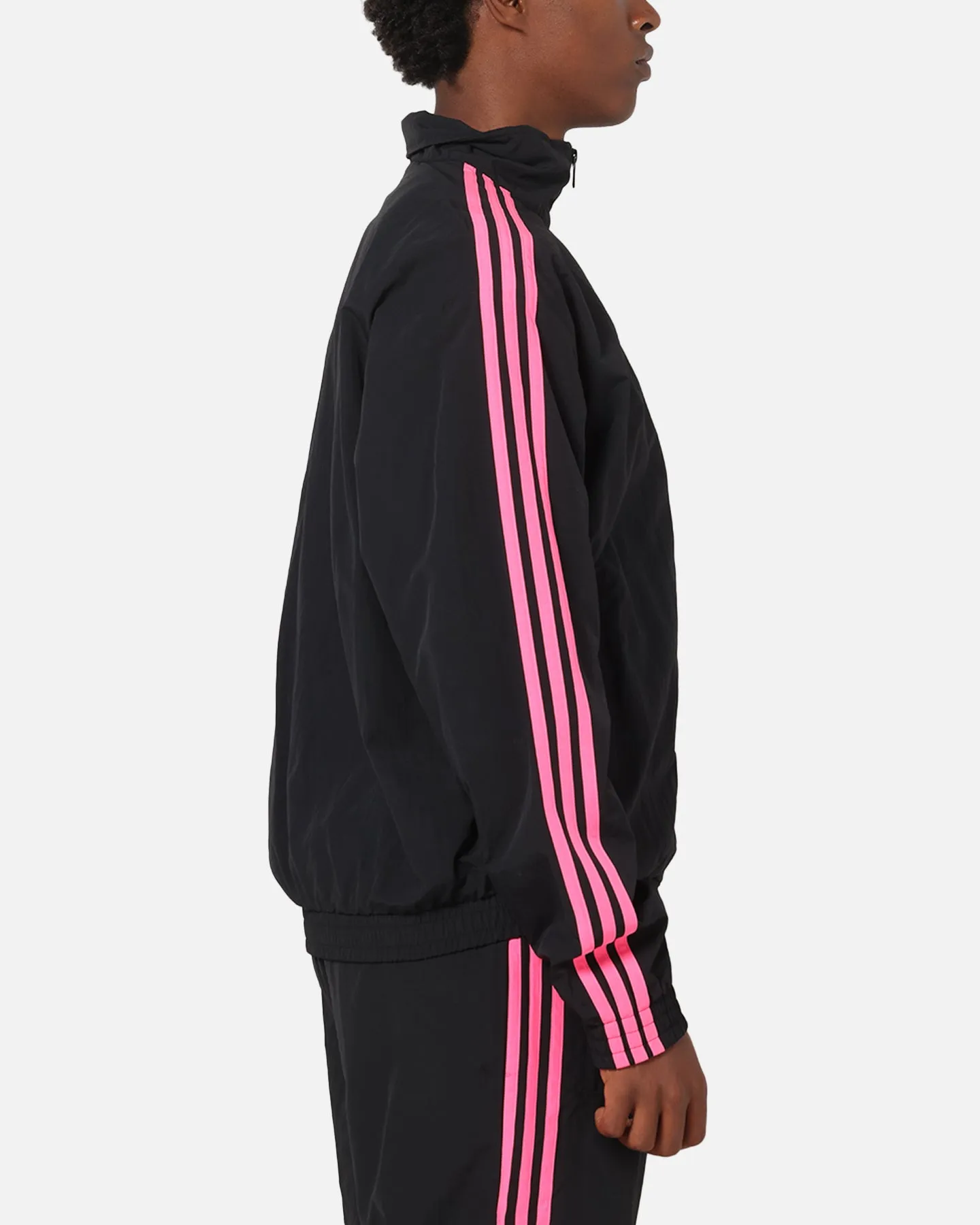 Regular-fit Adidas Firebird Track Jacket Black/Lucid Pink