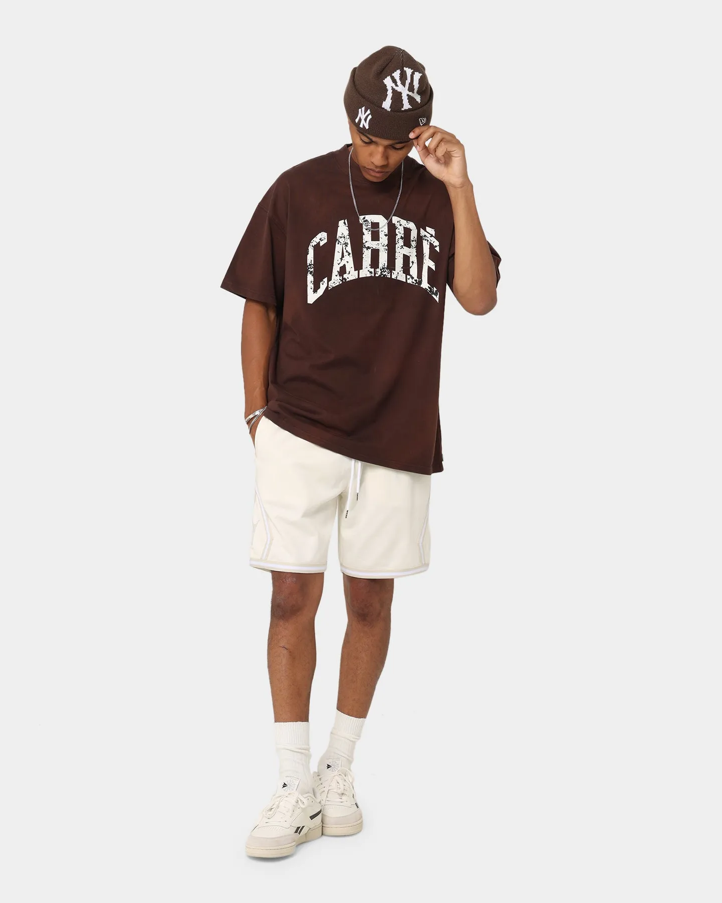 Carr?? Arch Oversized T-Shirt Washed Brown Beach relaxation Comfortable Design