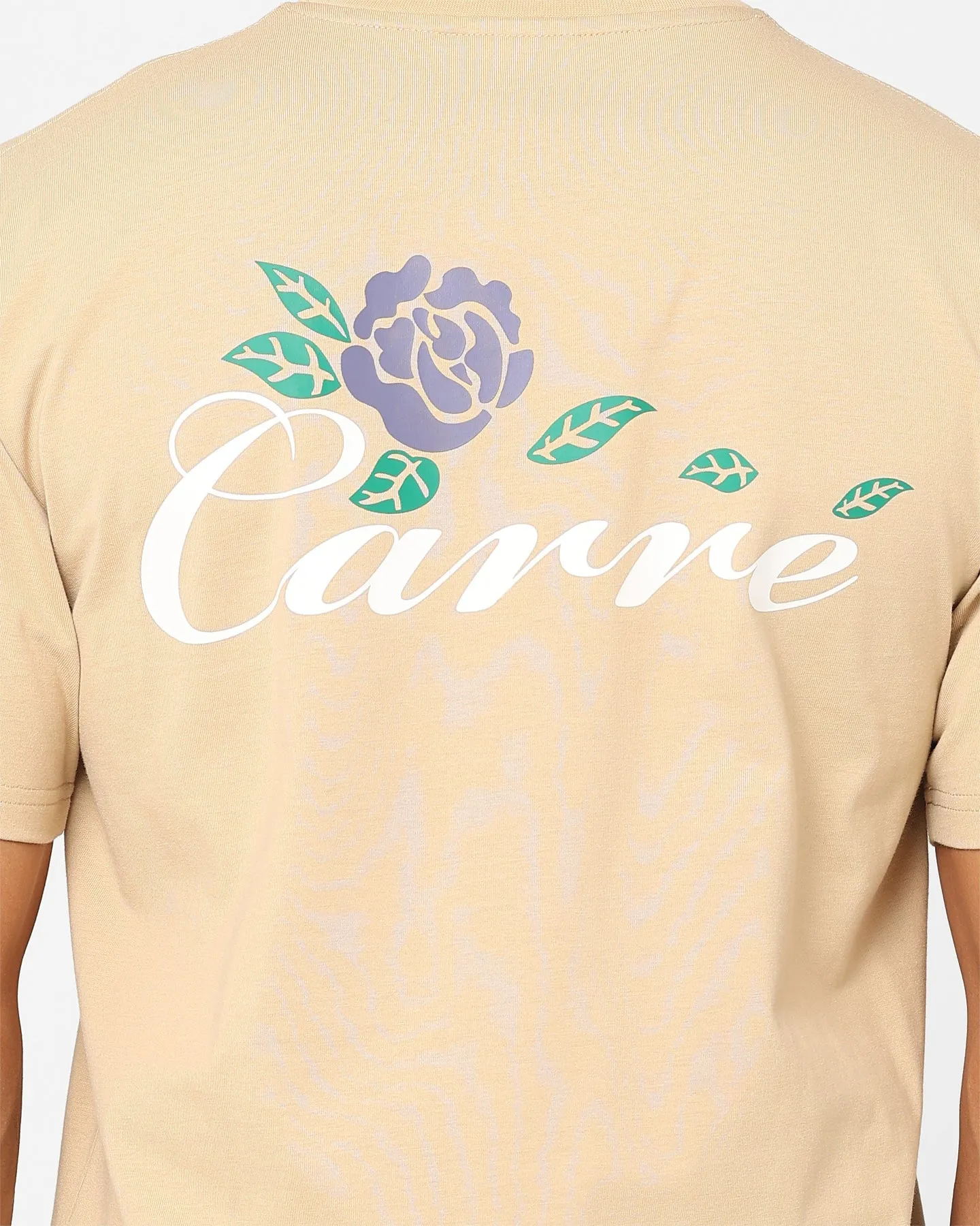 Reinforced Shoulder Seams Carre Rosemark T-Shirt Stone