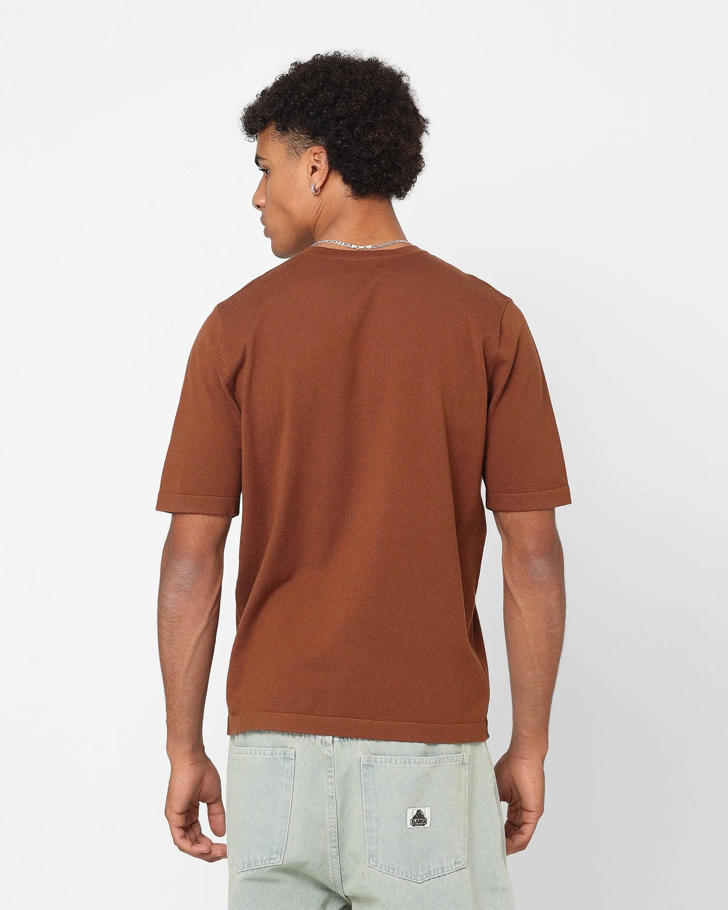 XXIII Pierre Short Sleeve T-Shirt Brown Zero Waste Production