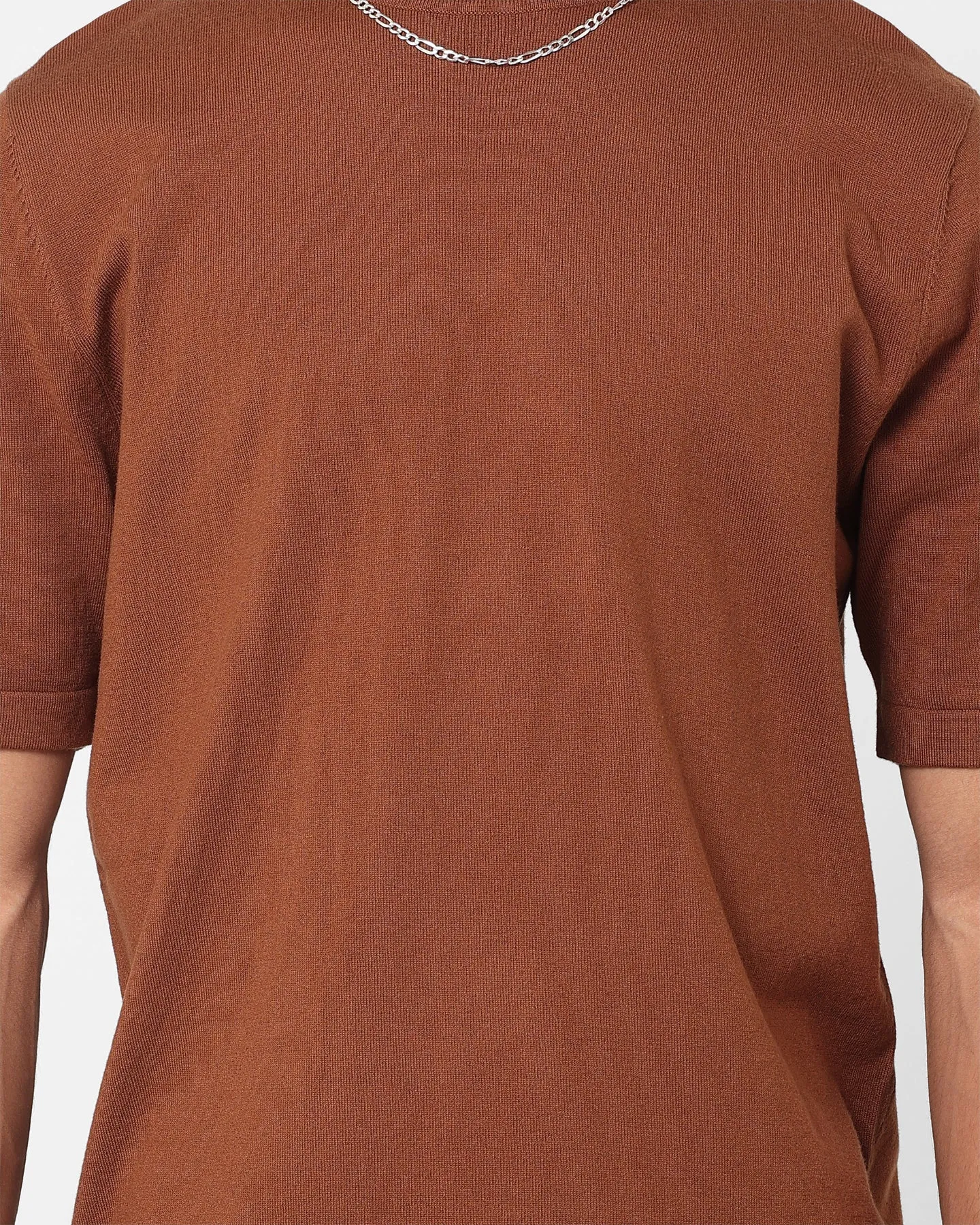 XXIII Pierre Short Sleeve T-Shirt Brown Minimalist purity