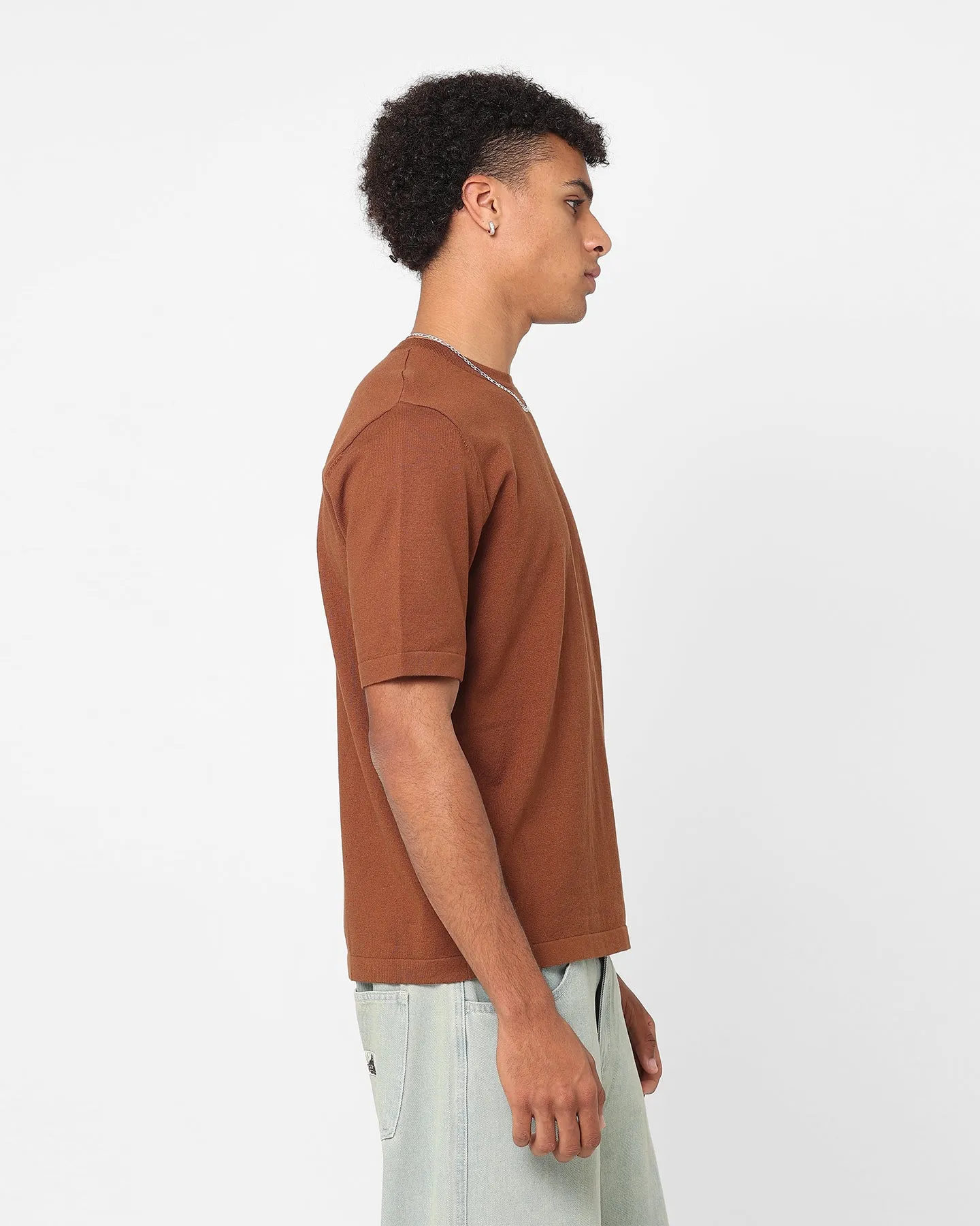XXIII Pierre Short Sleeve T-Shirt Brown Urban Casual Look Recommended