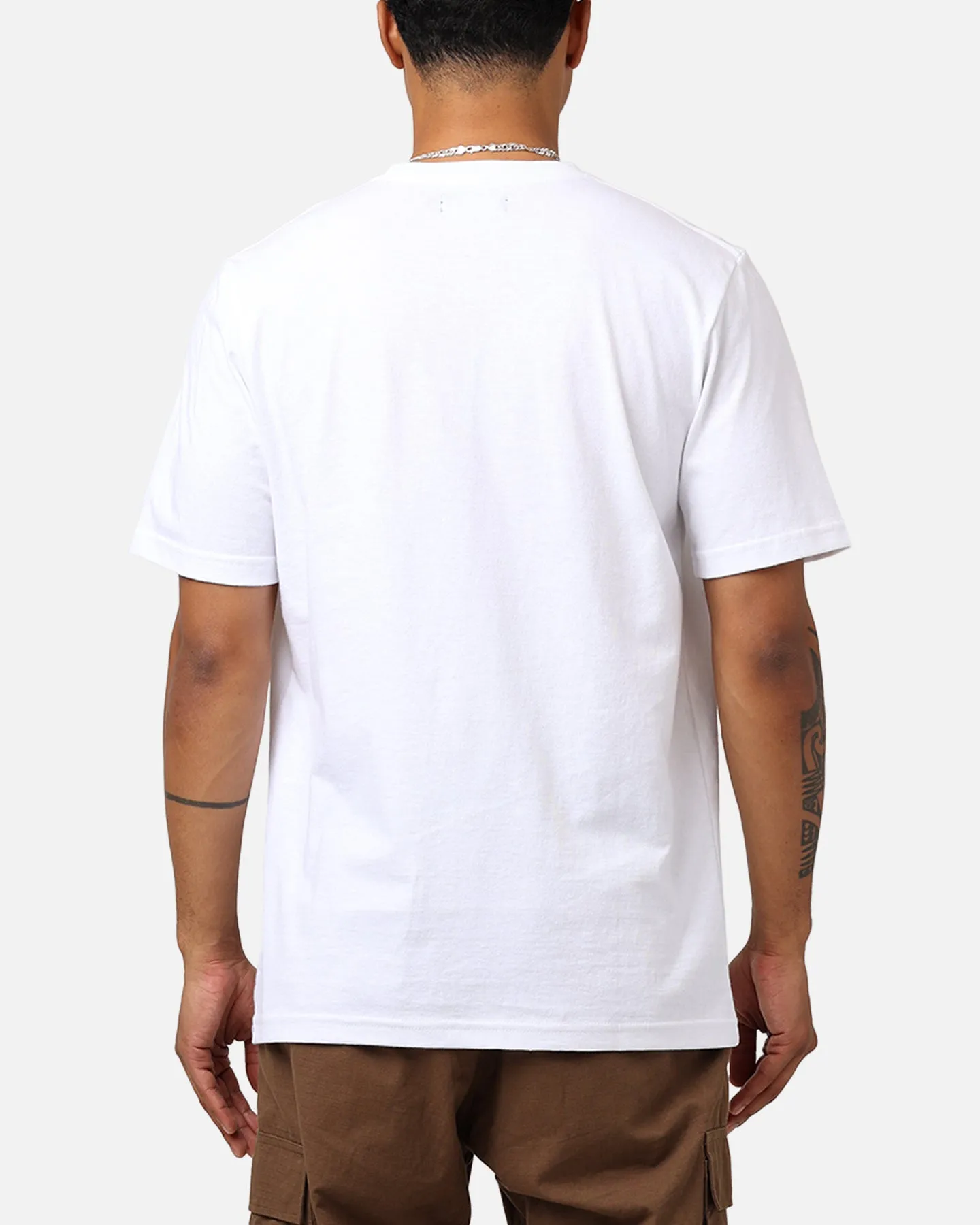 Relaxed Look Raised By Wolves Welcome T-Shirt White