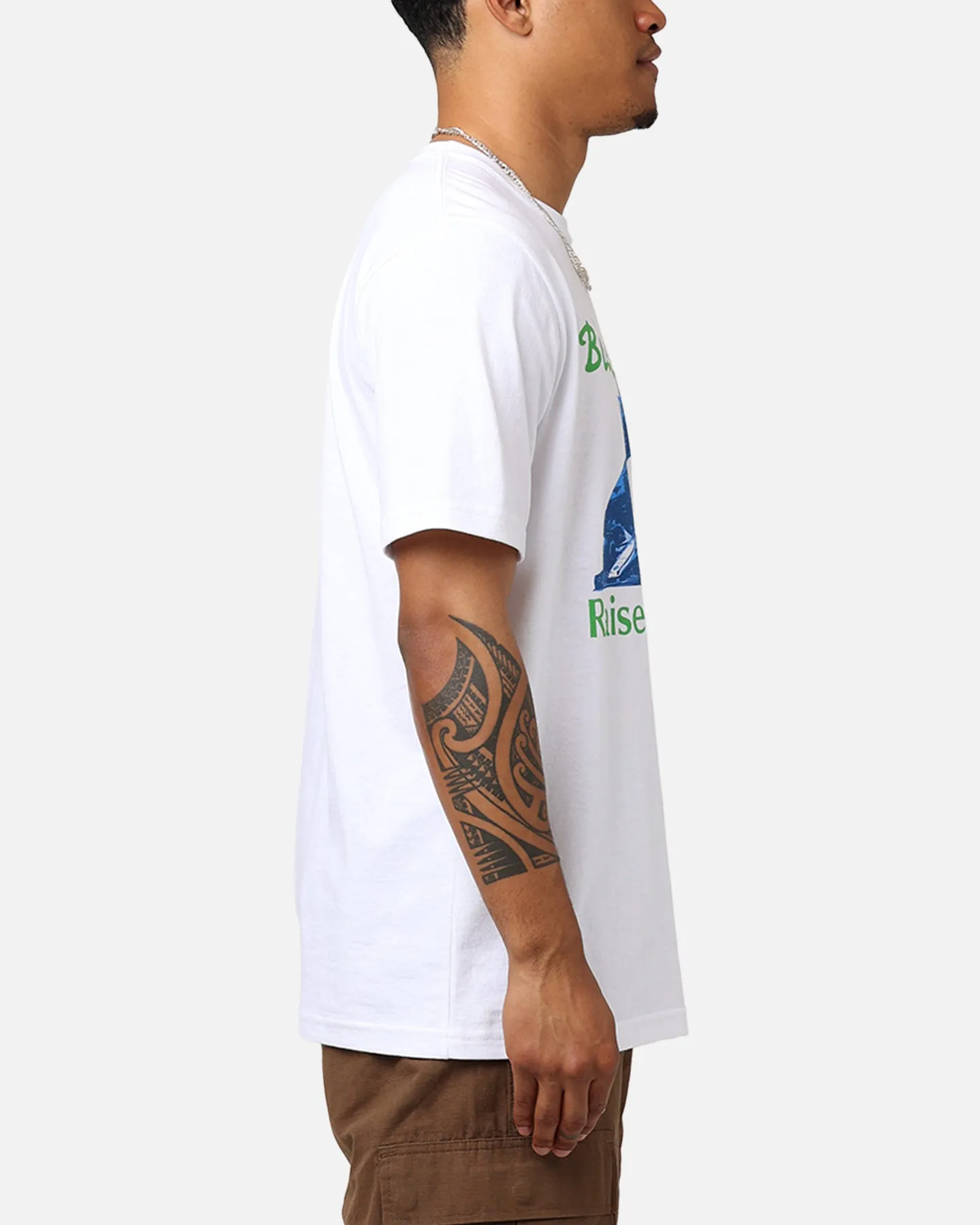 Raised By Wolves Welcome T-Shirt White Plus size confidence Thermal Regulating Layer
