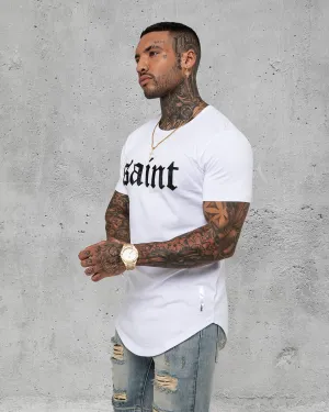 Saint Morta Cambronne Snake El Duplo T-Shirt White/Black Perfect Wear Preppy