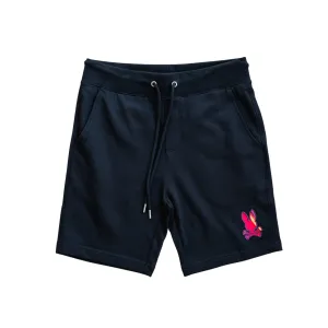 Psycho Bunny Apple Valley Embroidered Sweatshort (Black) Casual Shirt