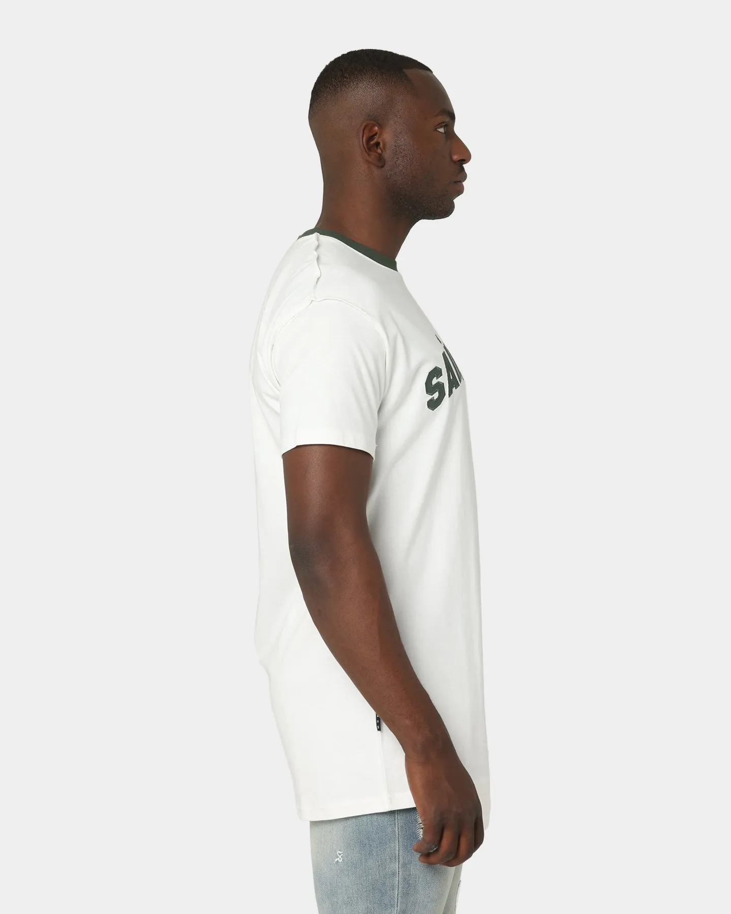 Saint Morta Kingdom Lafayette T-Shirt Off White/Green Anti-pilling