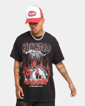Goat Crew Chicago Vintage T-Shirt Black Streetwear Style Street Ready
