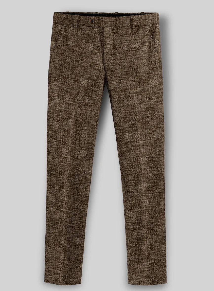 Flattering Business Wear Timeless business wear Vintage Glasgow Brown Tweed Pants