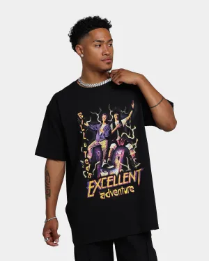 Casual Appeal Durable Knit Structure American Thrift X Bill & Ted Excellent Adventure T-Shirt Black