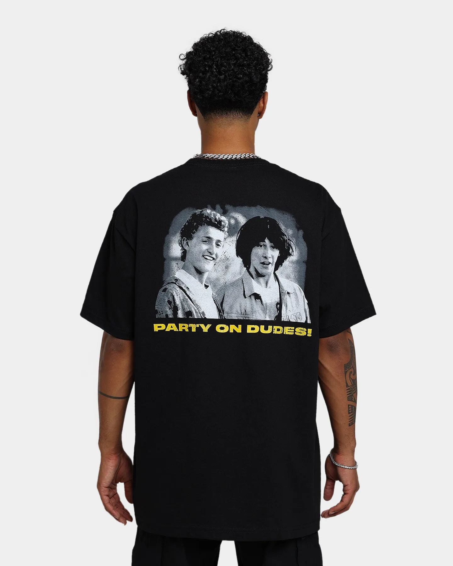 Relaxed Everyday Wear American Thrift X Bill & Ted Excellent Adventure T-Shirt Black