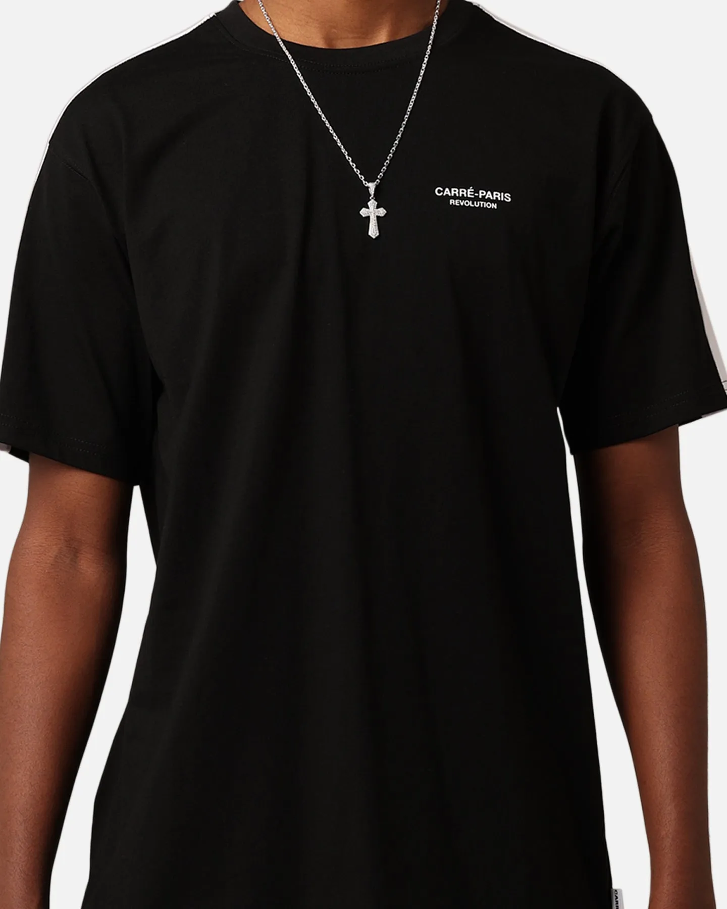 Carre Most High T-Shirt Black/White Bold Look Stretchable Weave