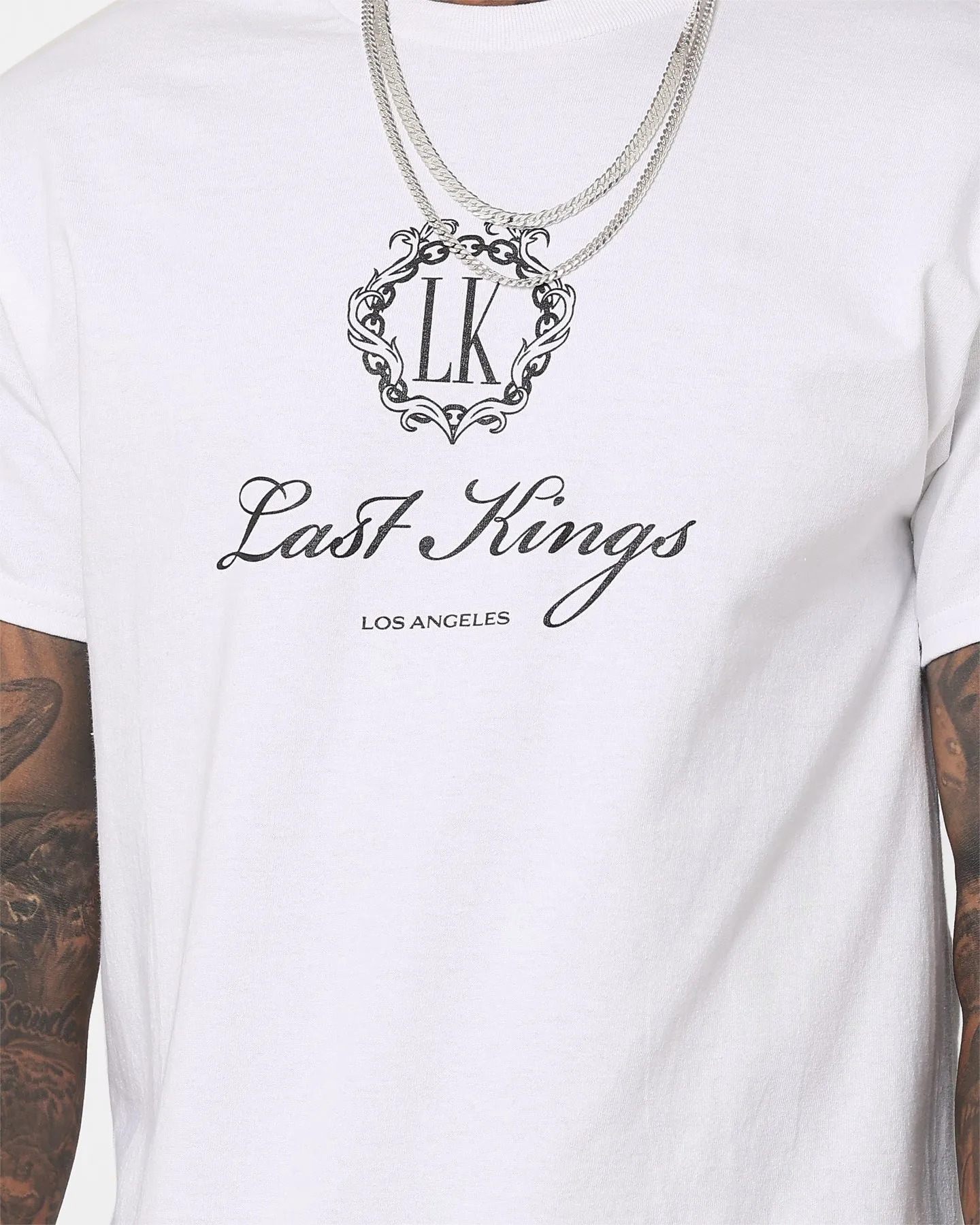 Last Kings Divine T-Shirt White Unisex Active Wear
