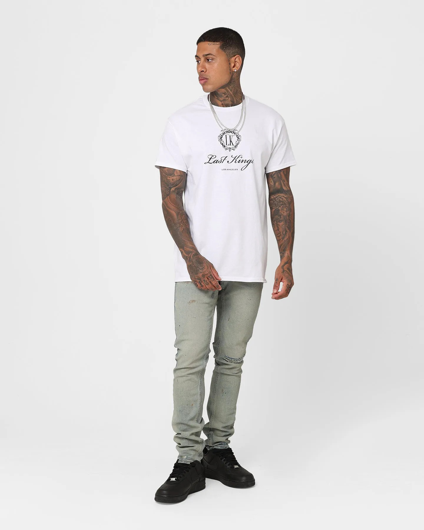 Relaxed Wearable Last Kings Divine T-Shirt White