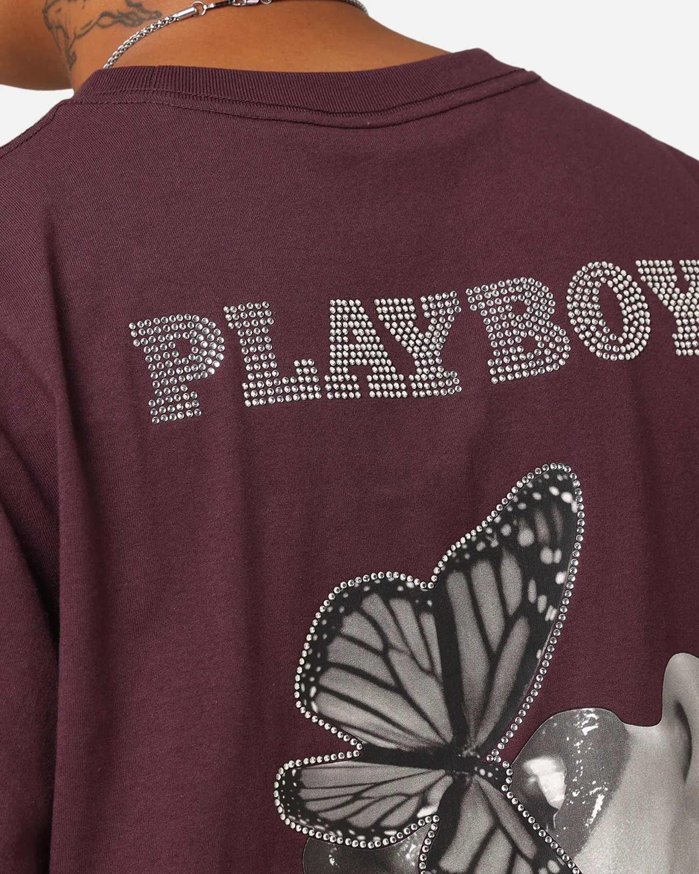 Retro nostalgia Playboy Diamant?? T-Shirt Plum