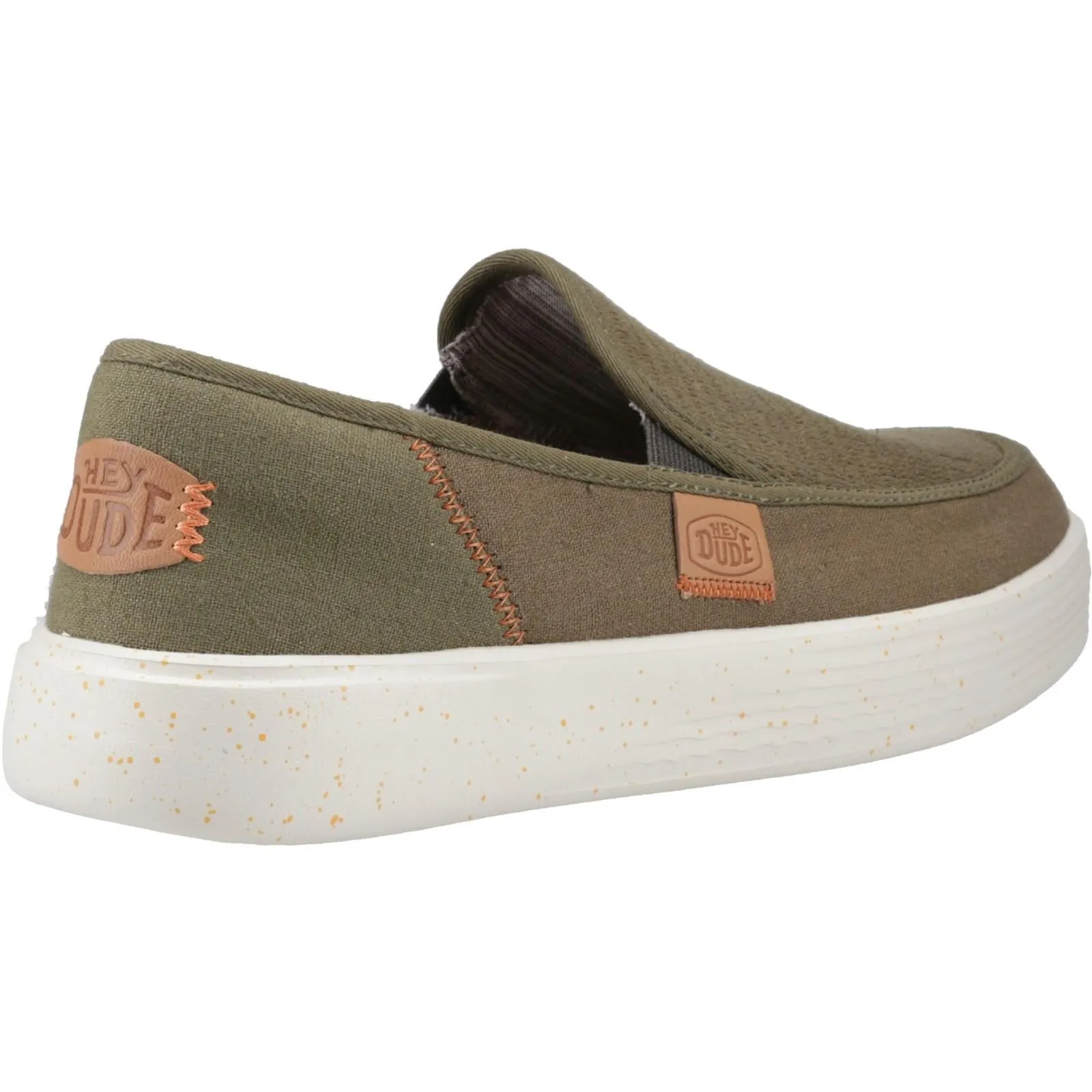 Neutral Alignment Design HEYDUDE Mens Sunapee Coastline Shoe Olive