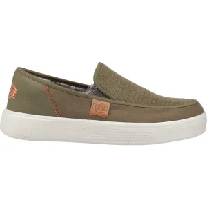 Cold Tone Kind Step HEYDUDE Mens Sunapee Coastline Shoe Olive