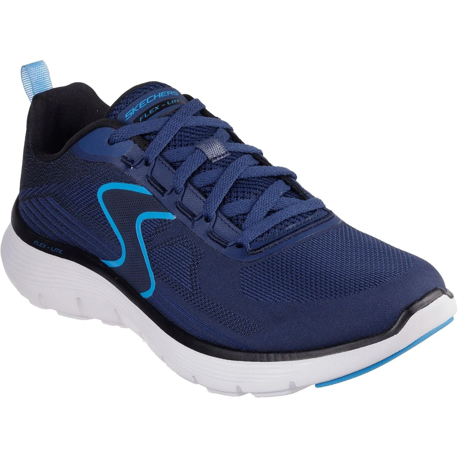 Game Fit Dynamic Arch Cushion Skechers Mens Flex Advantage 5.0 Spreelo Trainer Navy/Blue