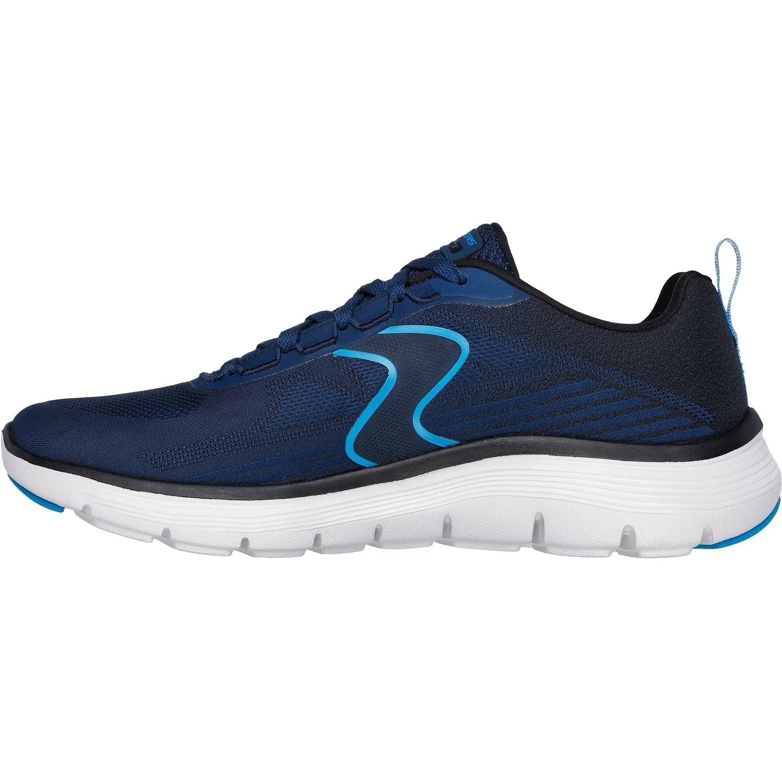 Skechers Mens Flex Advantage 5.0 Spreelo Trainer Navy/Blue Gloss Mood