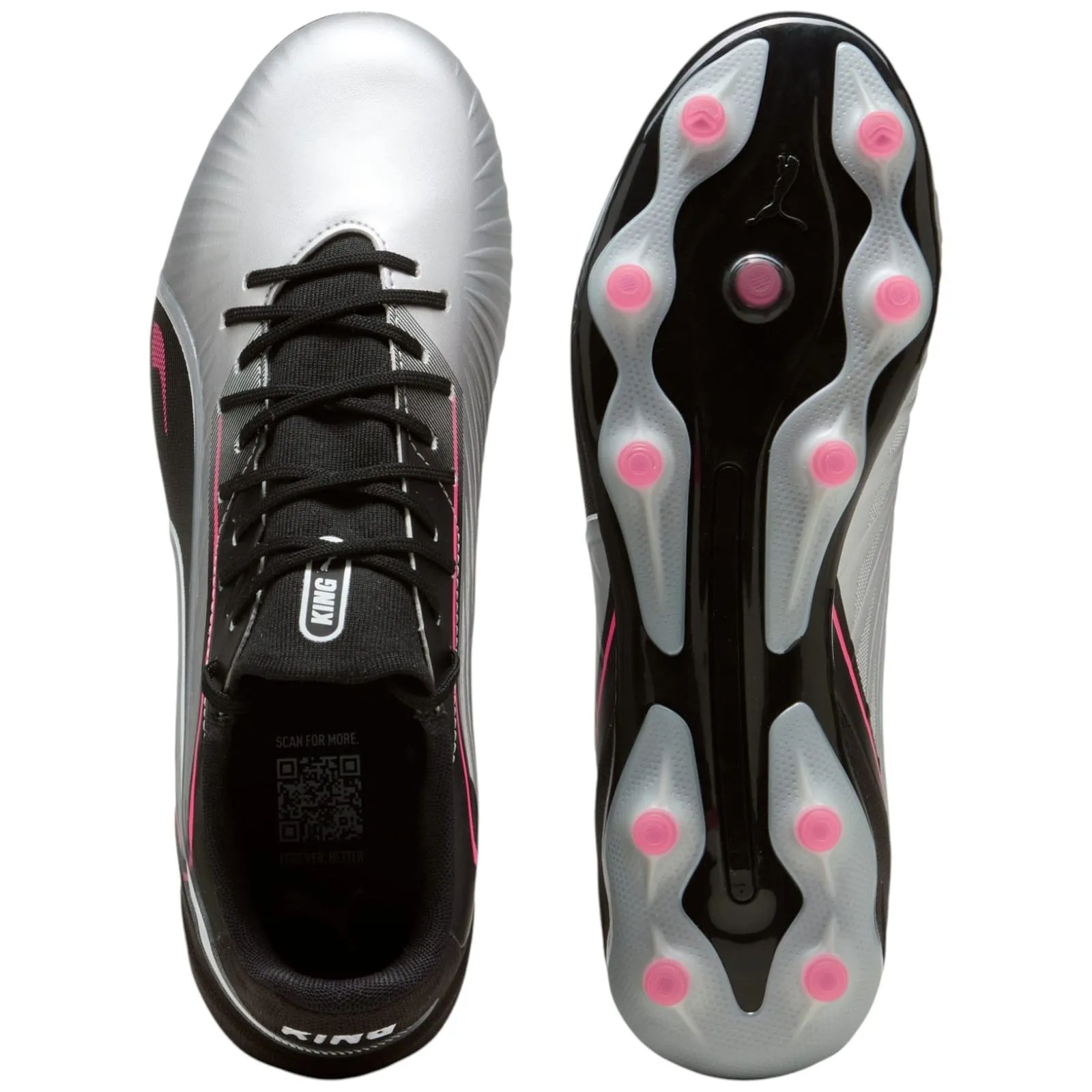 Elastic band kids' shoes Structural Rigidity System Puma King Match Adults Firm/Artificial Ground Football Boots