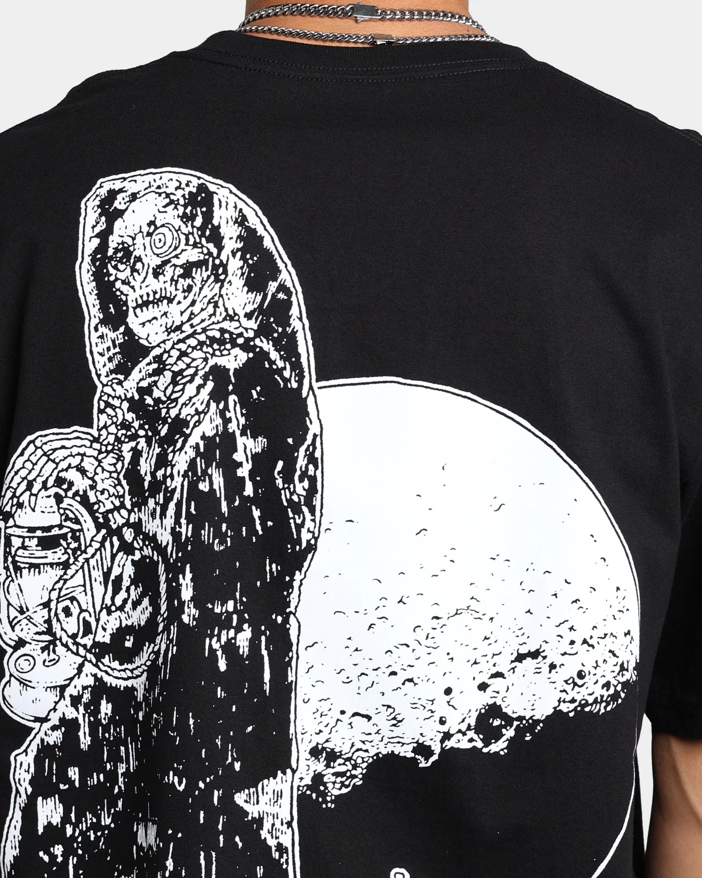 Cozy And Warm comfortable top Rats Get Fat X Funeral French FF Reaper T-Shirt Black